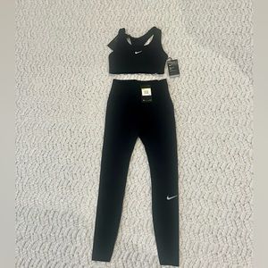 Nike black workout set